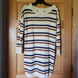 Olive & Oak Petite Large Oversized Sweater Dress